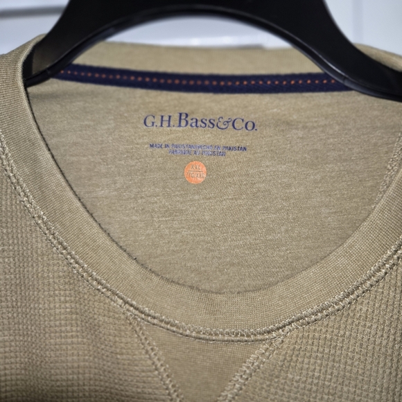 G.H.Bass & Co. Mens Long Sleeved Thermal T-Shirt Tan color, size XXL - Picture 3 of 12